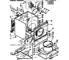 Kenmore 11076570110 cabinet assembly diagram