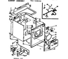 Kenmore 11076615100 cabinet assembly diagram