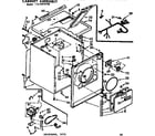 Kenmore 11076616100 cabinet assembly diagram