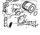 Kenmore 11076616100 bulkhead assembly diagram