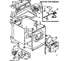 Kenmore 11076645100 machine sub-assembly diagram
