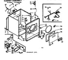 Kenmore 11076655100 cabinet assembly diagram