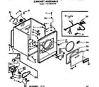 Kenmore 11076656100 cabinet assembly diagram