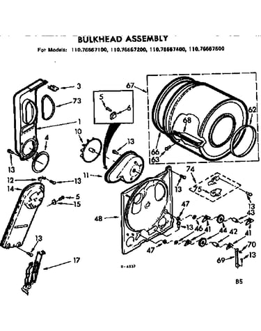 Bulkhead asm