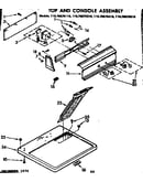 Top and console assembly
