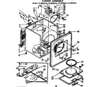 Kenmore 11076675410 cabinet asm diagram
