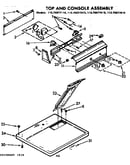 Top and console assembly