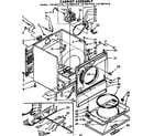 Kenmore 11076677610 cabinet assembly diagram