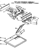Top and console assembly