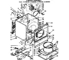 Kenmore 11076694100 cabinet assembly diagram