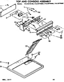 Top and console assembly