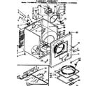 Kenmore 11076860800 cabinet assembly diagram