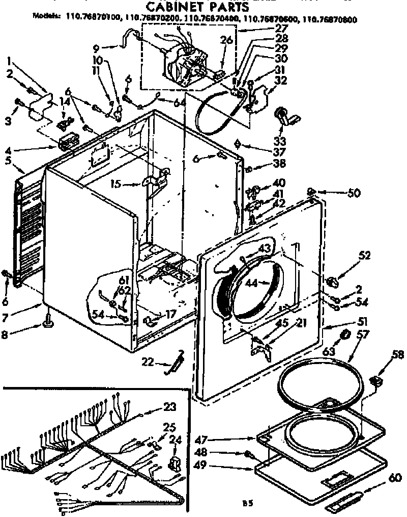 Cabinet parts
