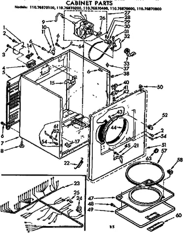 Cabinet parts