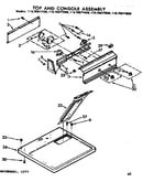 Top and console assembly