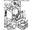 Kenmore 11076894110 cabinet parts diagram