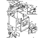Kenmore 11076915100 machine sub-assembly diagram