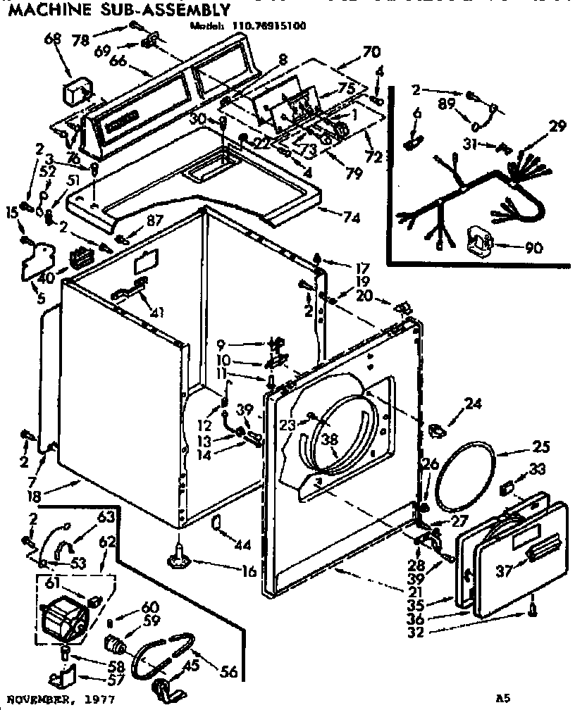Machine sub-assembly