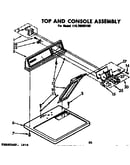 Top and console assembly