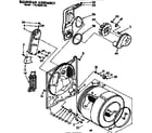 Kenmore 11076930100 cabinet assembly diagram