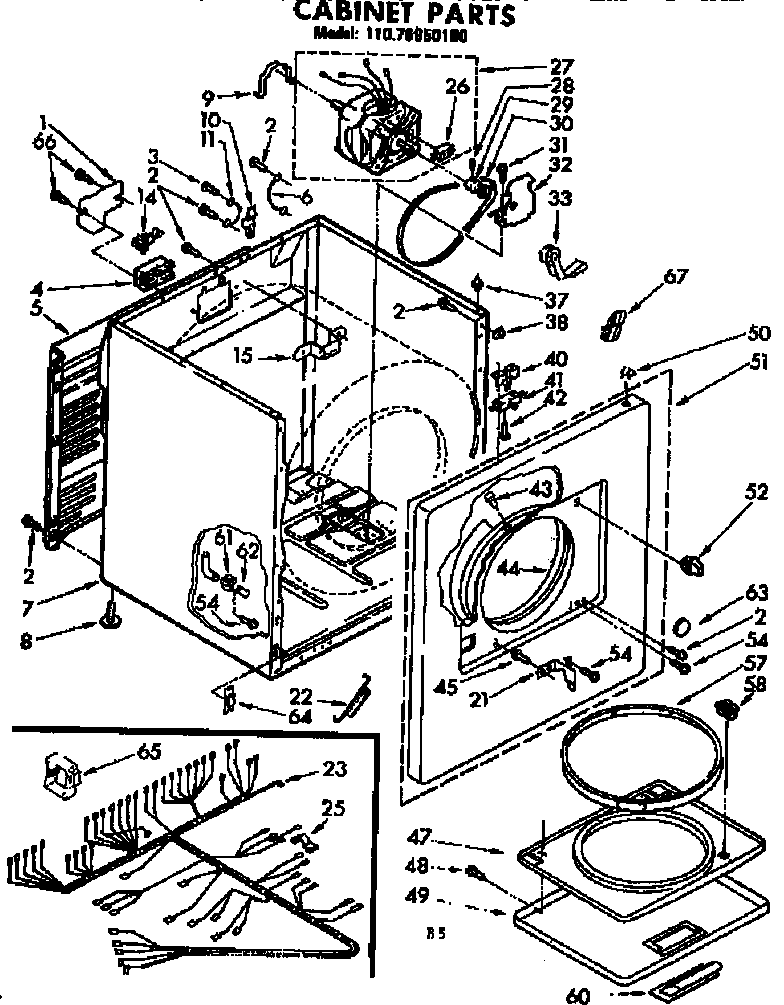Cabinet parts