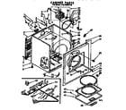 Kenmore 11076950110 cabinet parts diagram