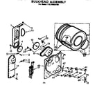 Kenmore 11076955100 bulkhead assembly diagram