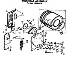 Kenmore 11076955110 bulkhead assembly diagram