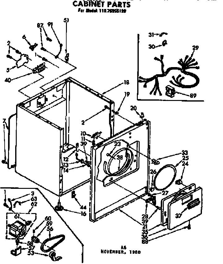 Cabinet parts