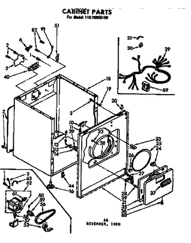 Cabinet parts