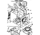 Kenmore 11076960600 cabinet parts diagram