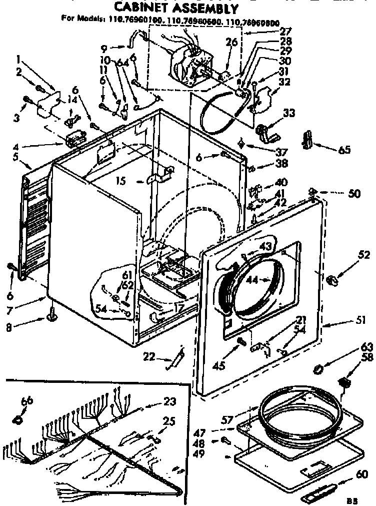 Cabinet parts