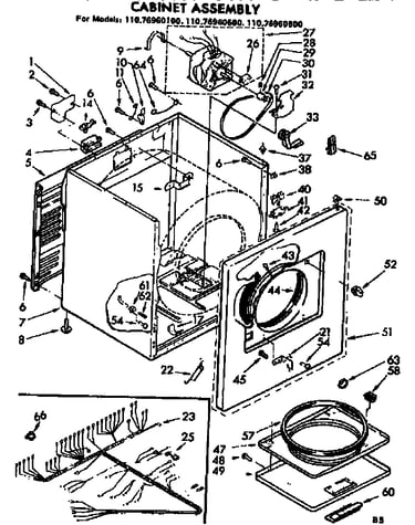 Cabinet parts