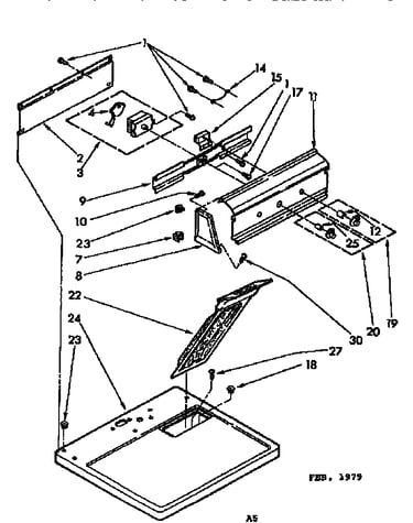 Top and console parts