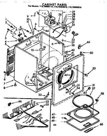 Cabinet parts