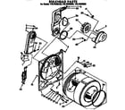 Kenmore 11076960620 bulkhead parts diagram