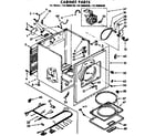 Kenmore 11076960630 cabinet parts diagram