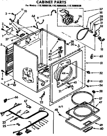 Cabinet parts