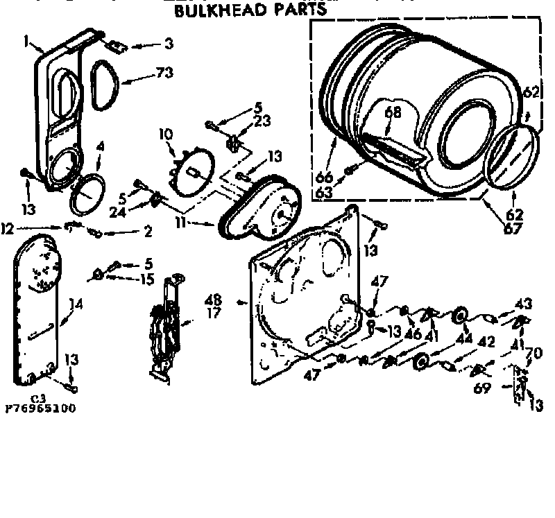 Bulkhead parts