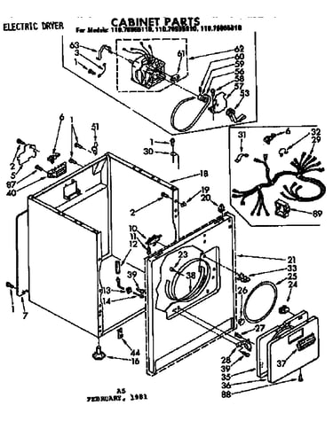 Cabinet parts