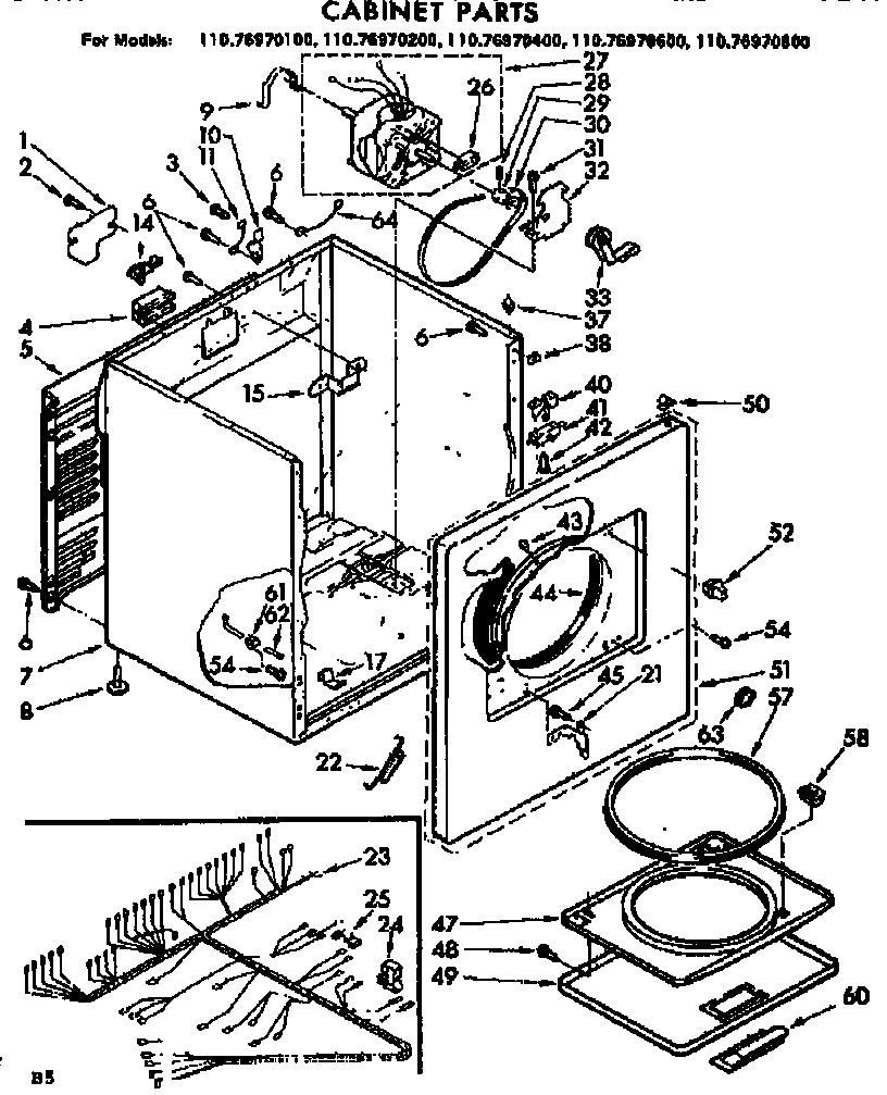 CABINET PARTS