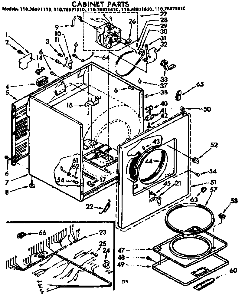 Cabinet parts