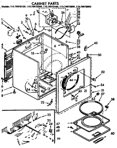 Cabinet parts