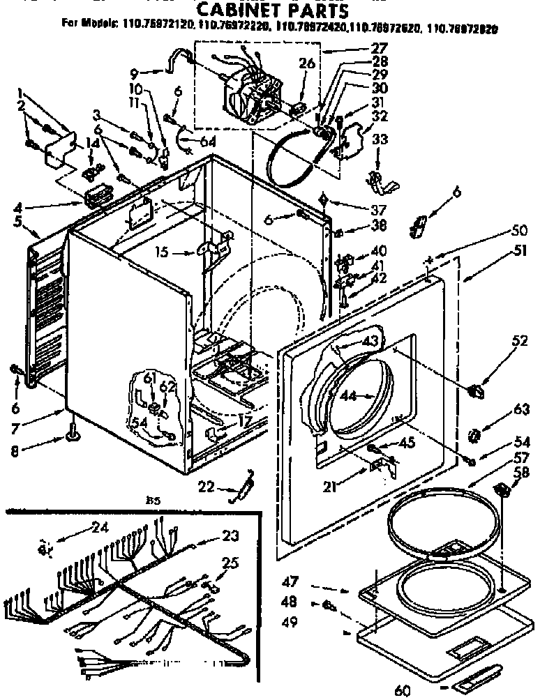 CABINET PARTS