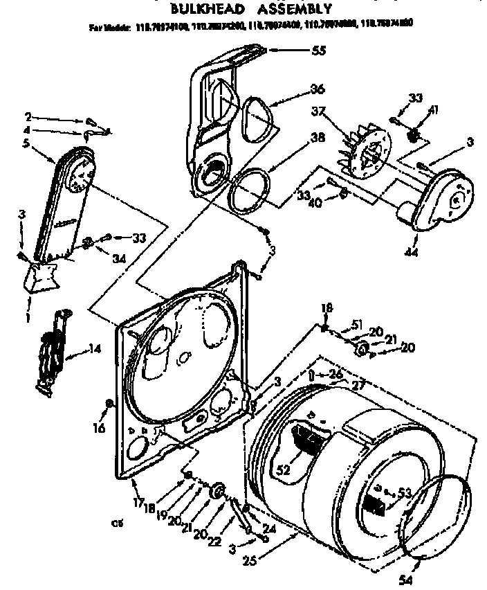 Bulkhead parts