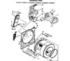 Kenmore 11076974210 bulkhead parts diagram