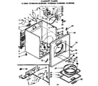 Kenmore 11076974620 cabinet parts diagram