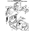 Kenmore 11076974240 bulkhead parts diagram