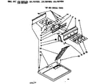 Kenmore 11076975220 top and console parts diagram