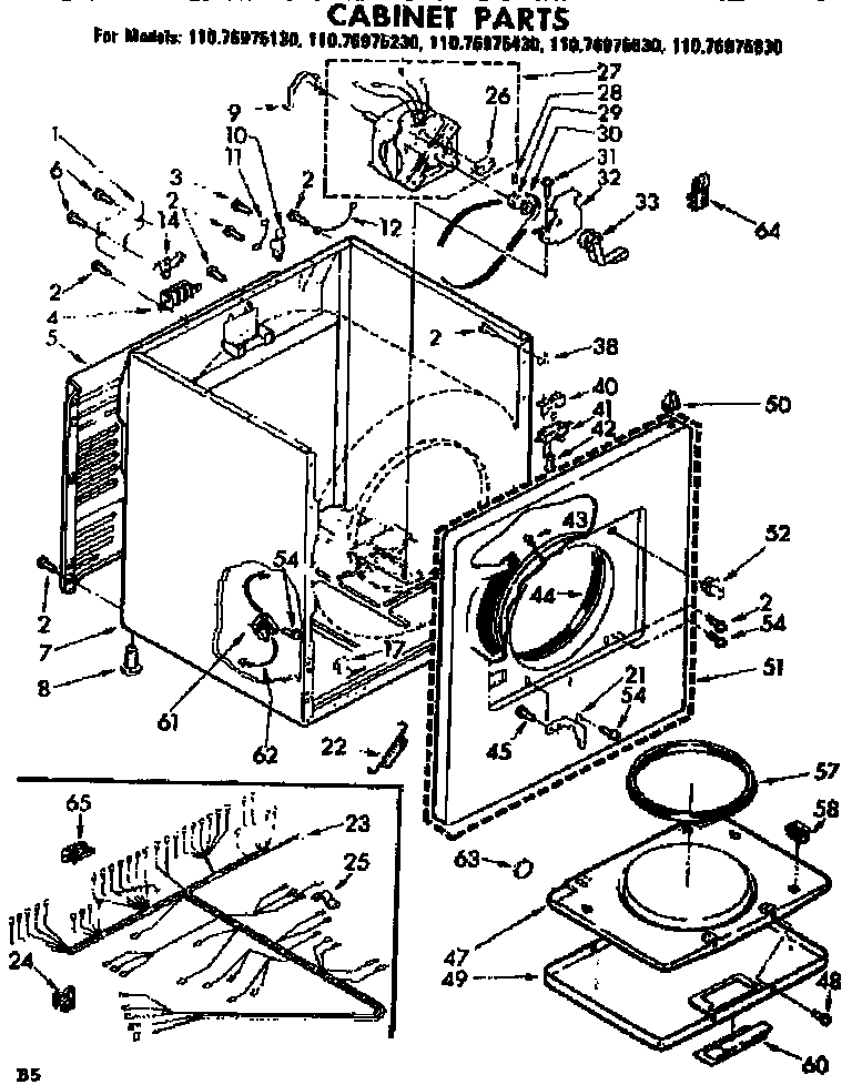 CABINET PARTS